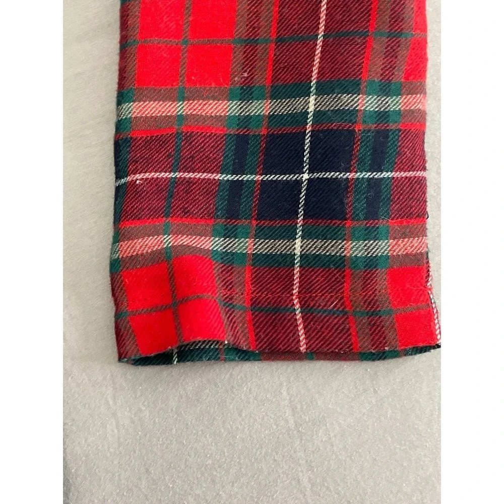 Old Navy Unisex Plaid Flannel Button-Down Pajama Shirt